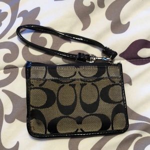 Coach small wristlet